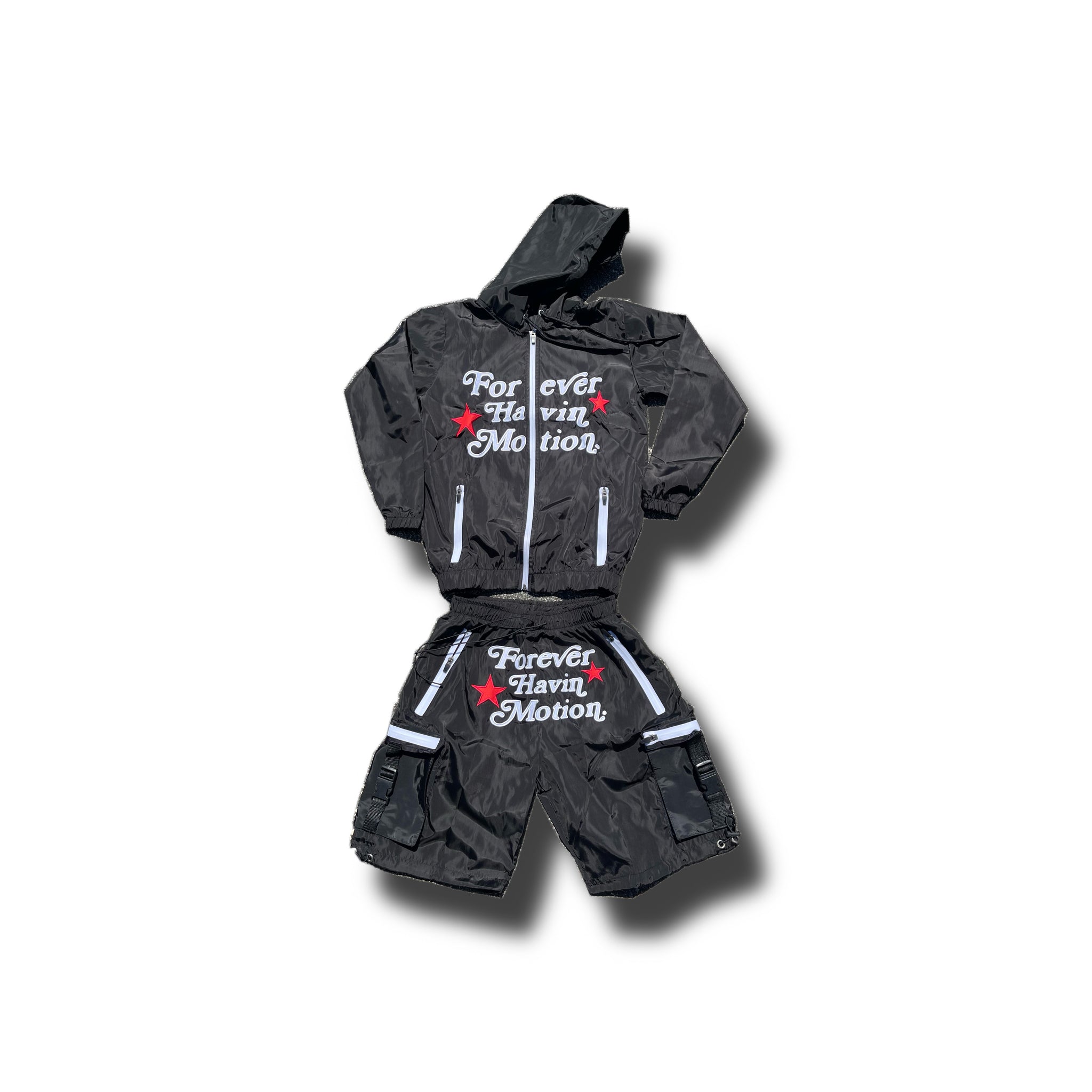 FHM WINDBREAKER SET BLACK