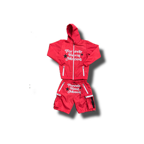 FHM WINDBREAKER SET RED